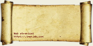 Isidora Isaković vizit kartica